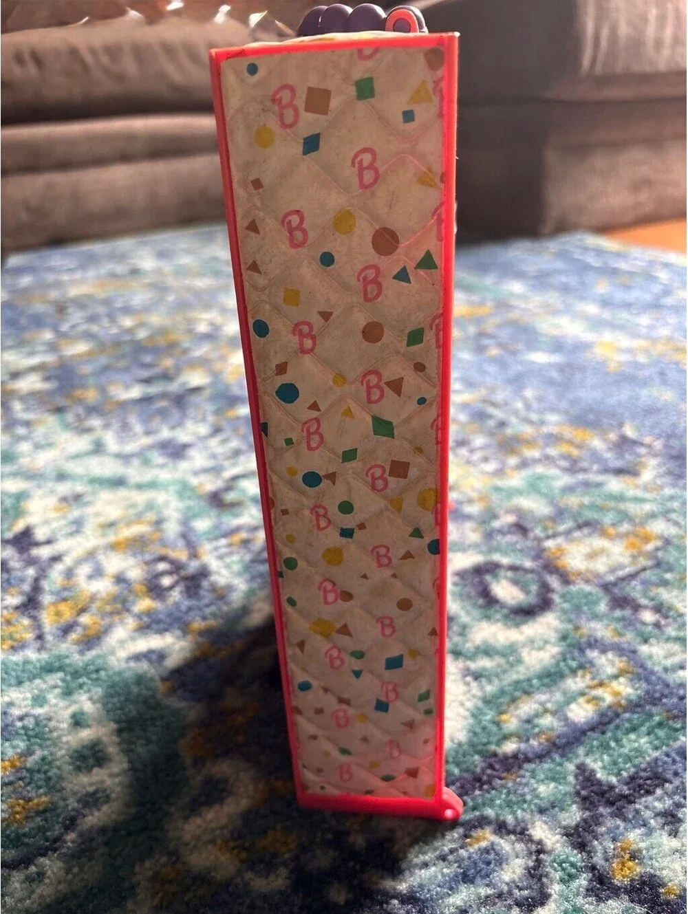 Vintage 1990s Barbie Pink Accessory Organizer Storage Case Unit With Drawers